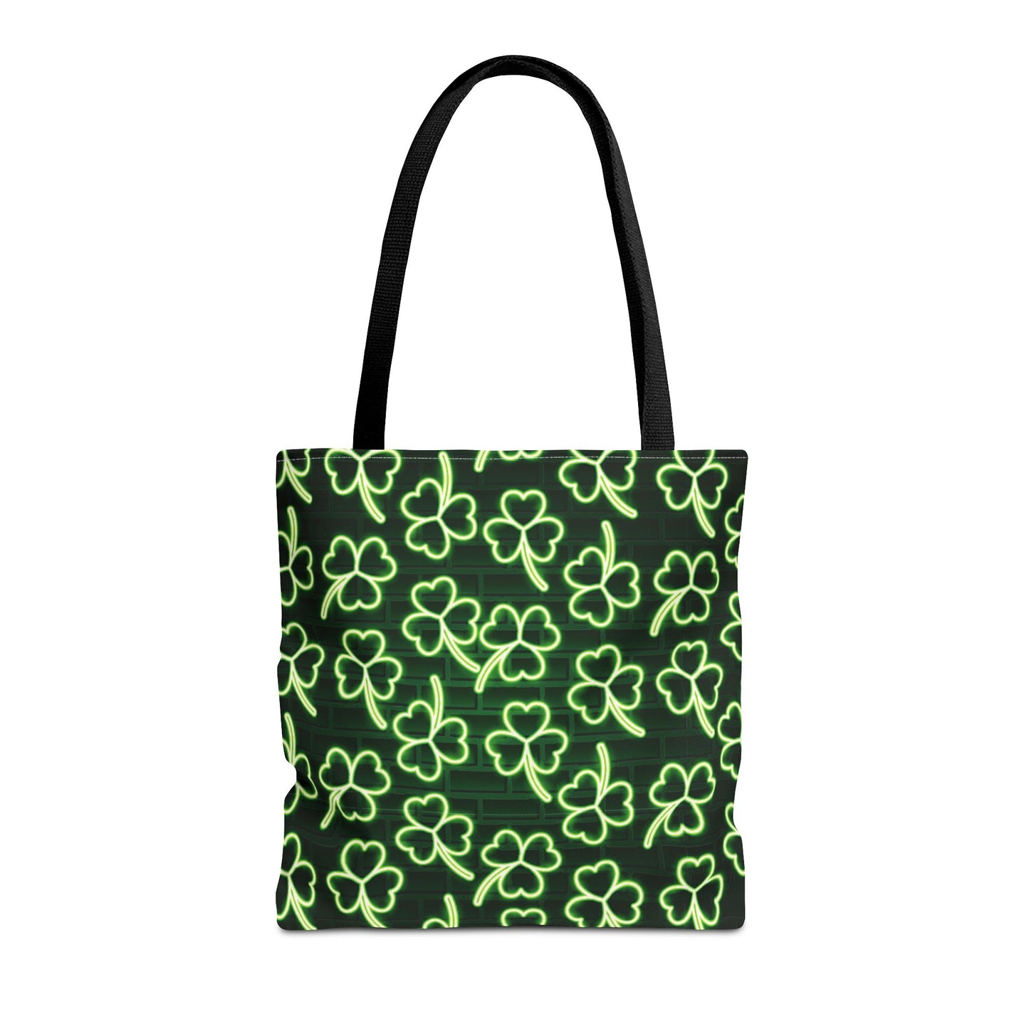 Neon Shamrock Tote Bag (available in 3 sizes)