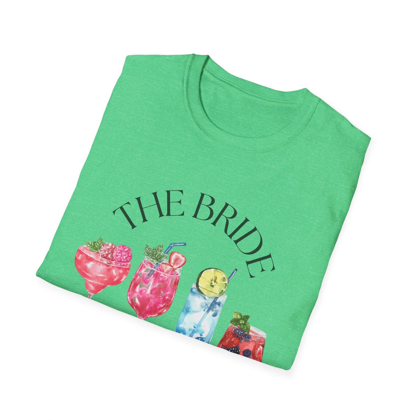 The Bride Est. 2025 Heathered Unisex Softstyle T-Shirt