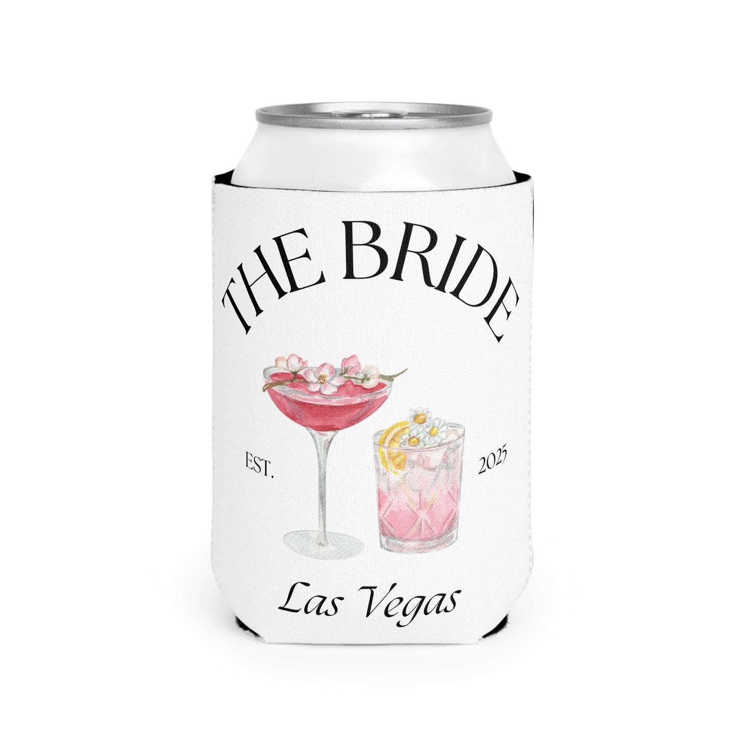 The Bride Las Vegas Double-Sided Can Cooler Sleeve