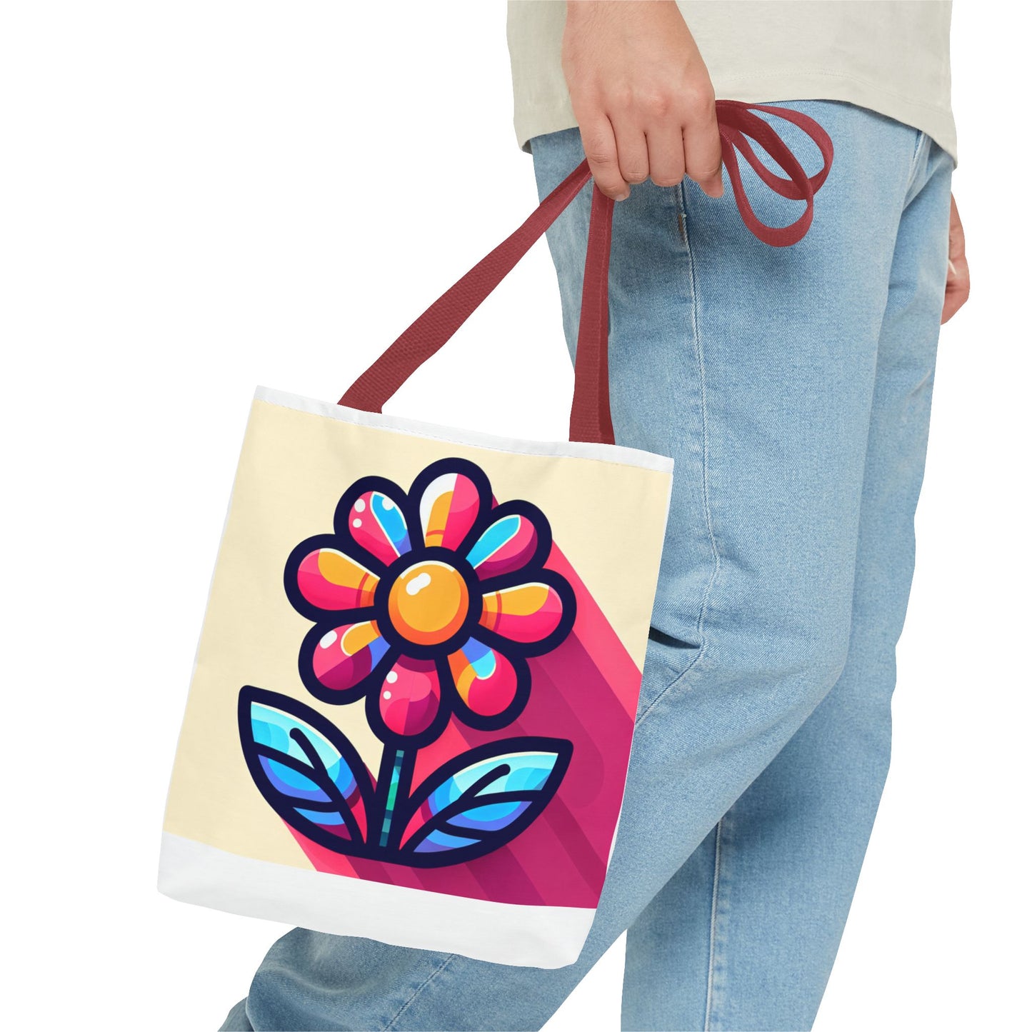 Starburst Flower Tote Bag