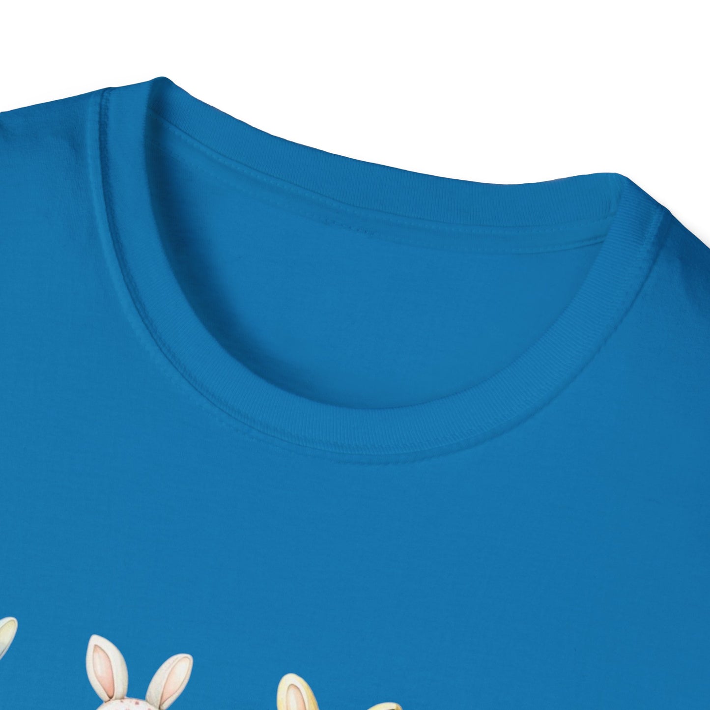 Bunny Picnic Unisex Softstyle T-Shirt for Easter