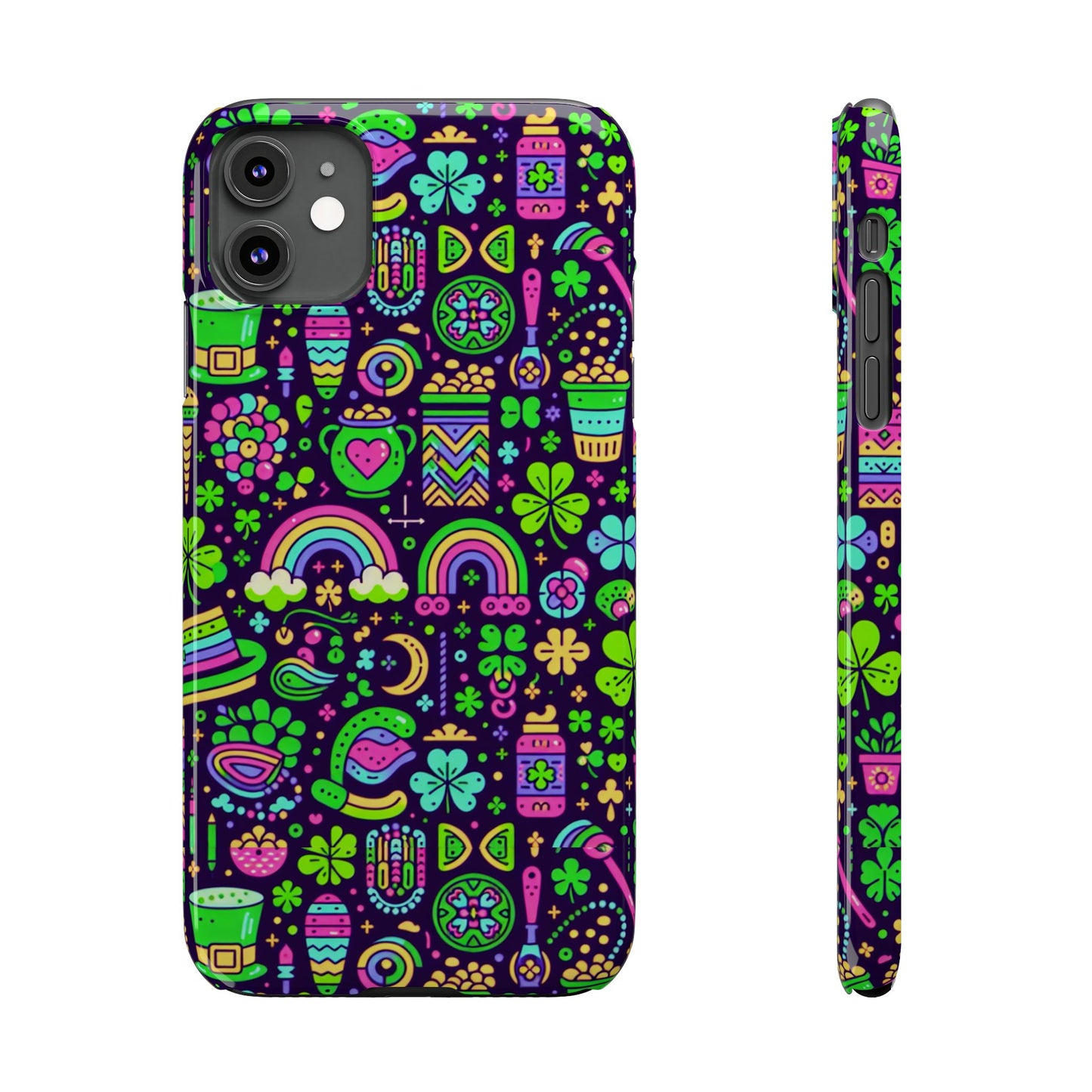 Day-Glo Clover Slim Phone Cases