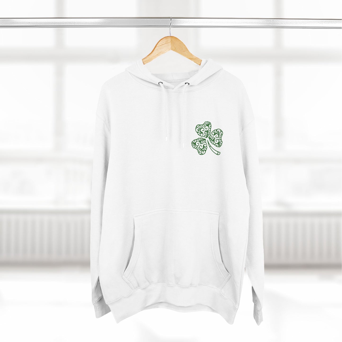 Shamrock Three-Panel Fleece Hoodie