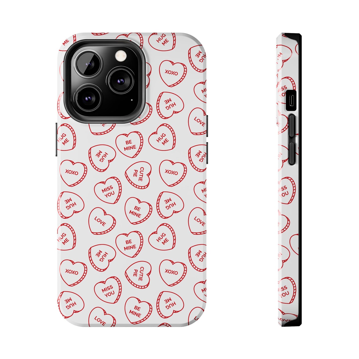 Candy Hearts Tough Phone Cases