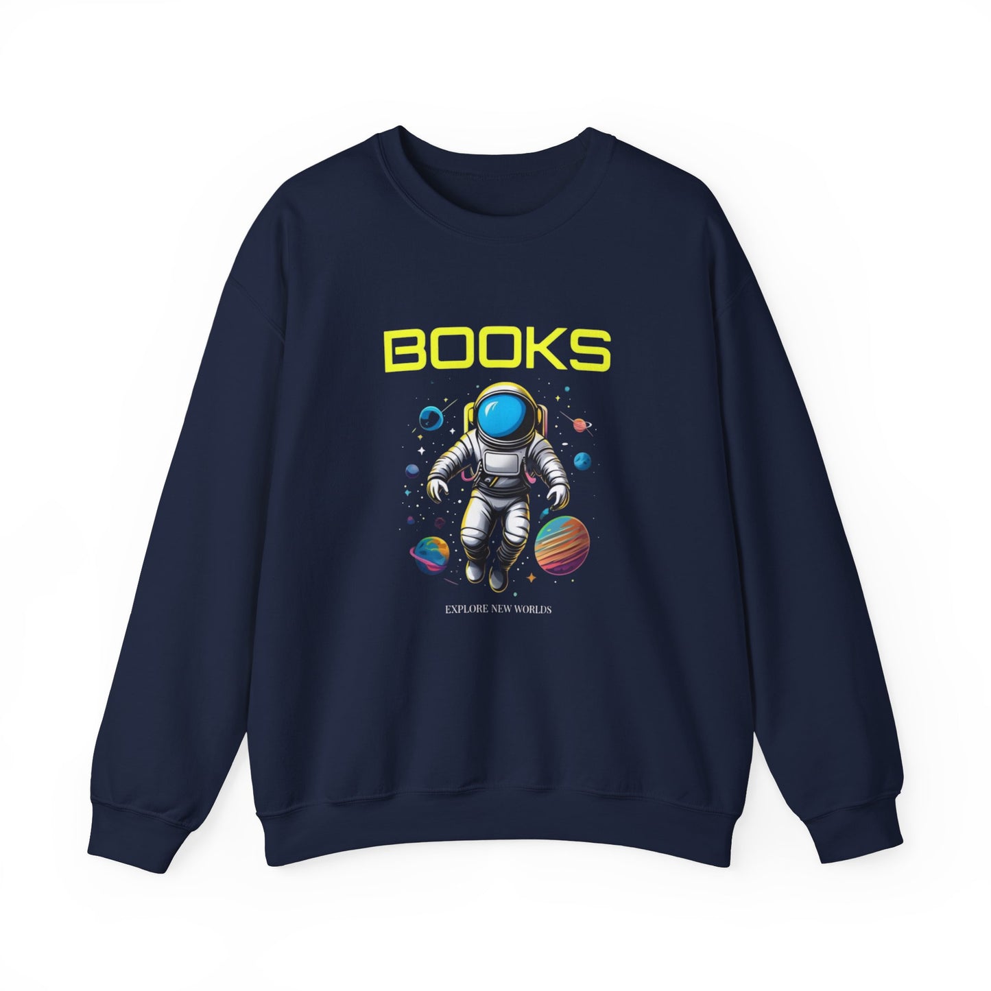 Explore New Worlds Unisex Heavy Blend™ Crewneck Sweatshirt