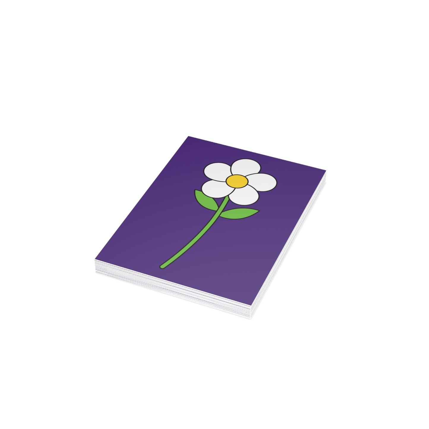 Flower Purple Postcard Bundles (envelopes included)