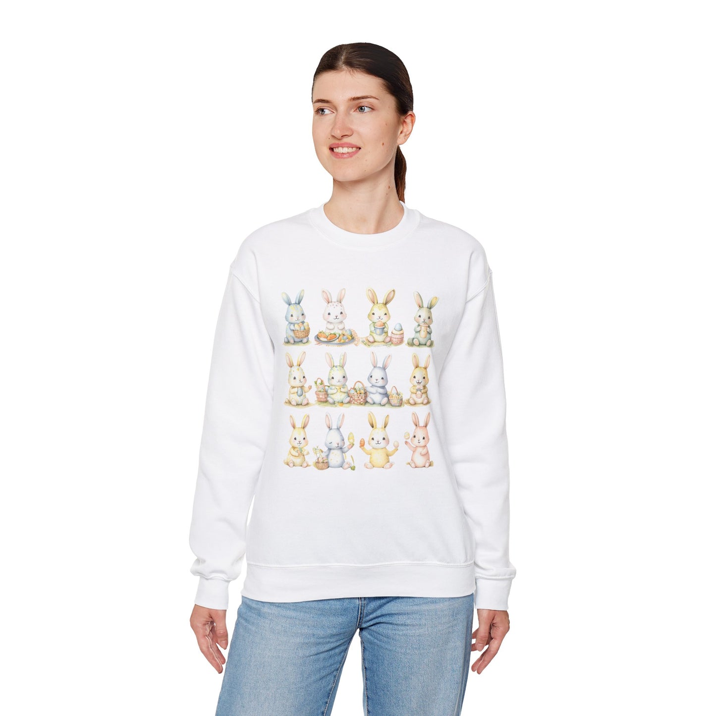 Bunny Picnic Unisex Heavy Blend™ Crewneck Sweatshirt