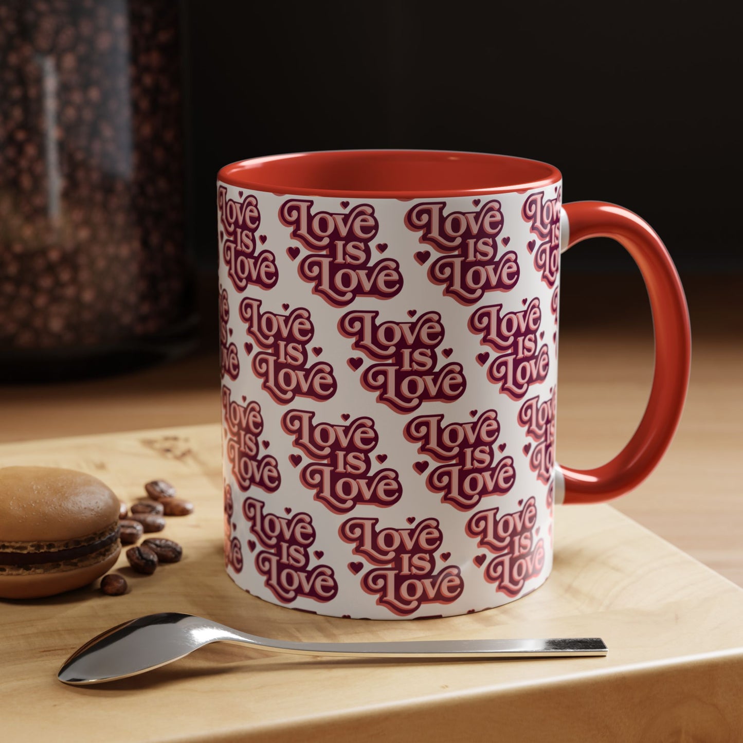 Love is Love Accent Coffee Mug (11 oz)