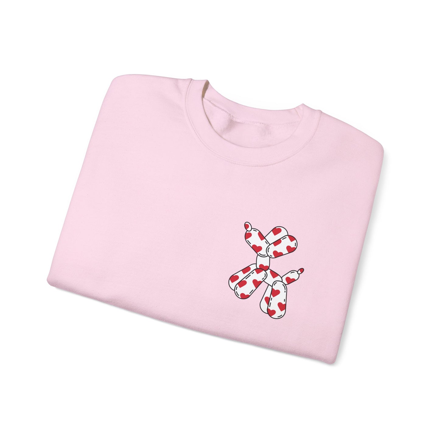 Balloon Dog Heart Unisex Heavy Blend™ Crewneck Sweatshirt