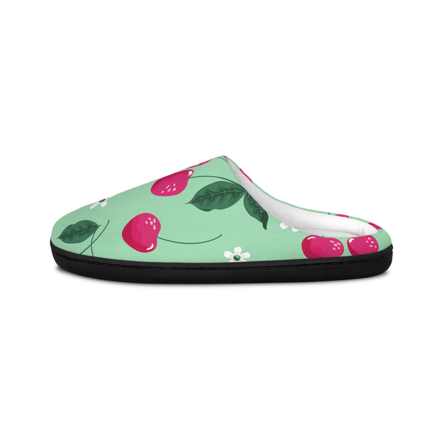 Mint Cherry Women's Indoor Slippers