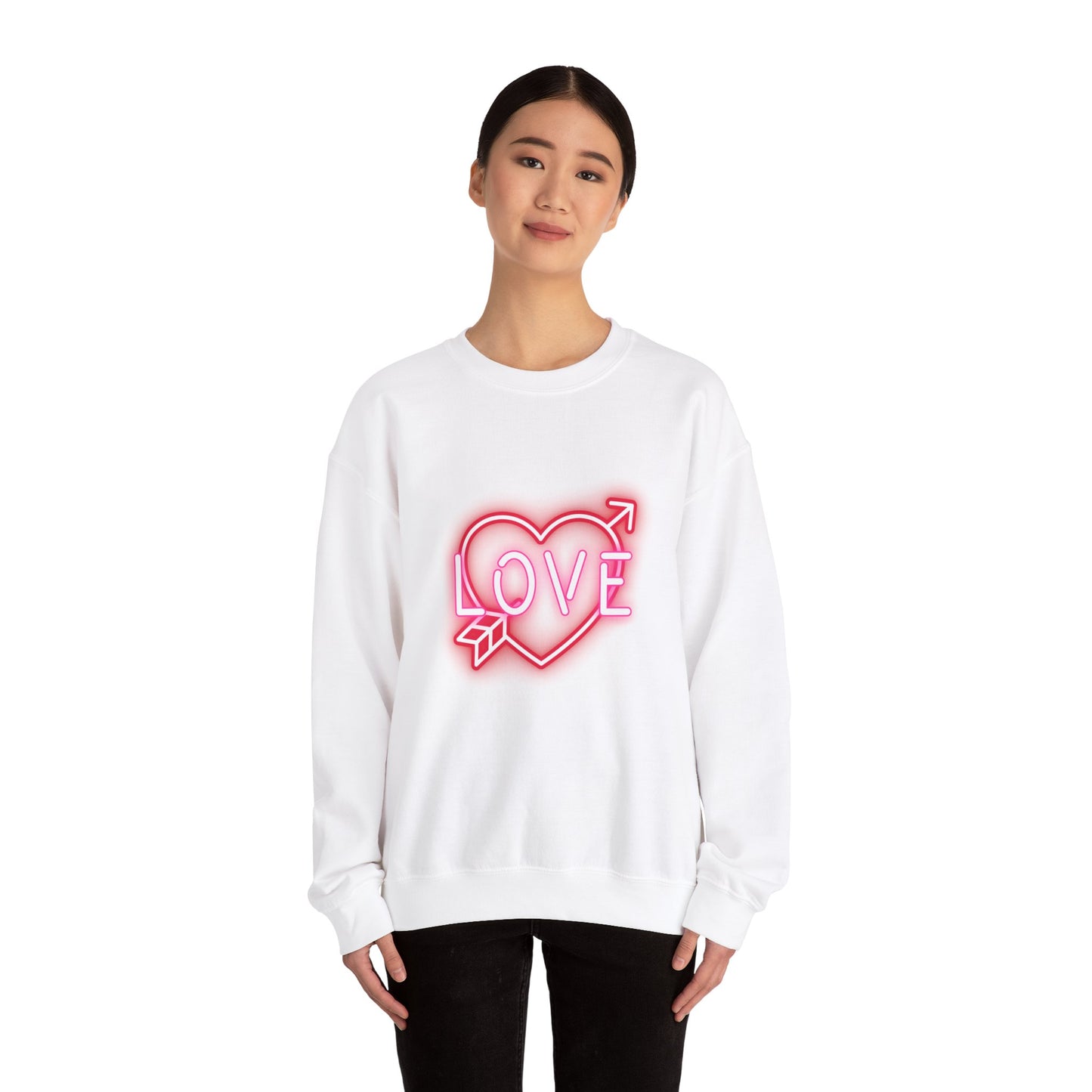 Neon Love Unisex Heavy Blend™ Crewneck Sweatshirt