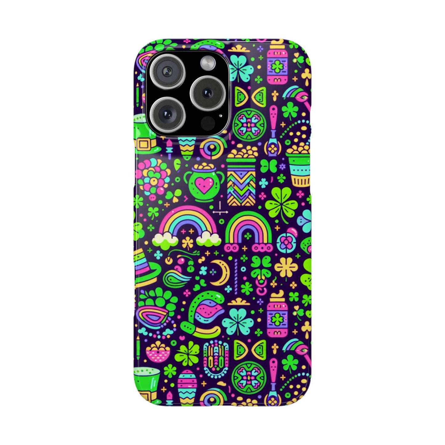 Day-Glo Clover Slim Phone Cases