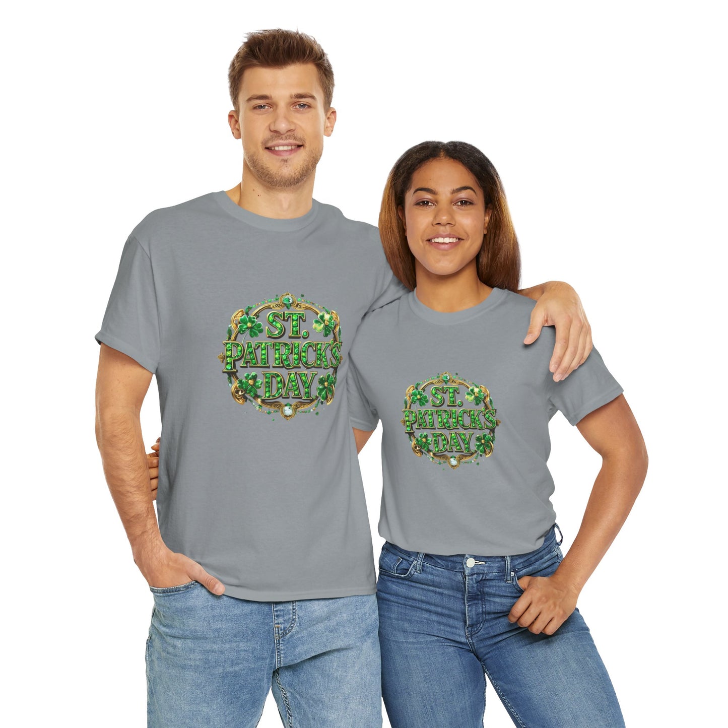 Glitzy Green Unisex Heavy Cotton Tee