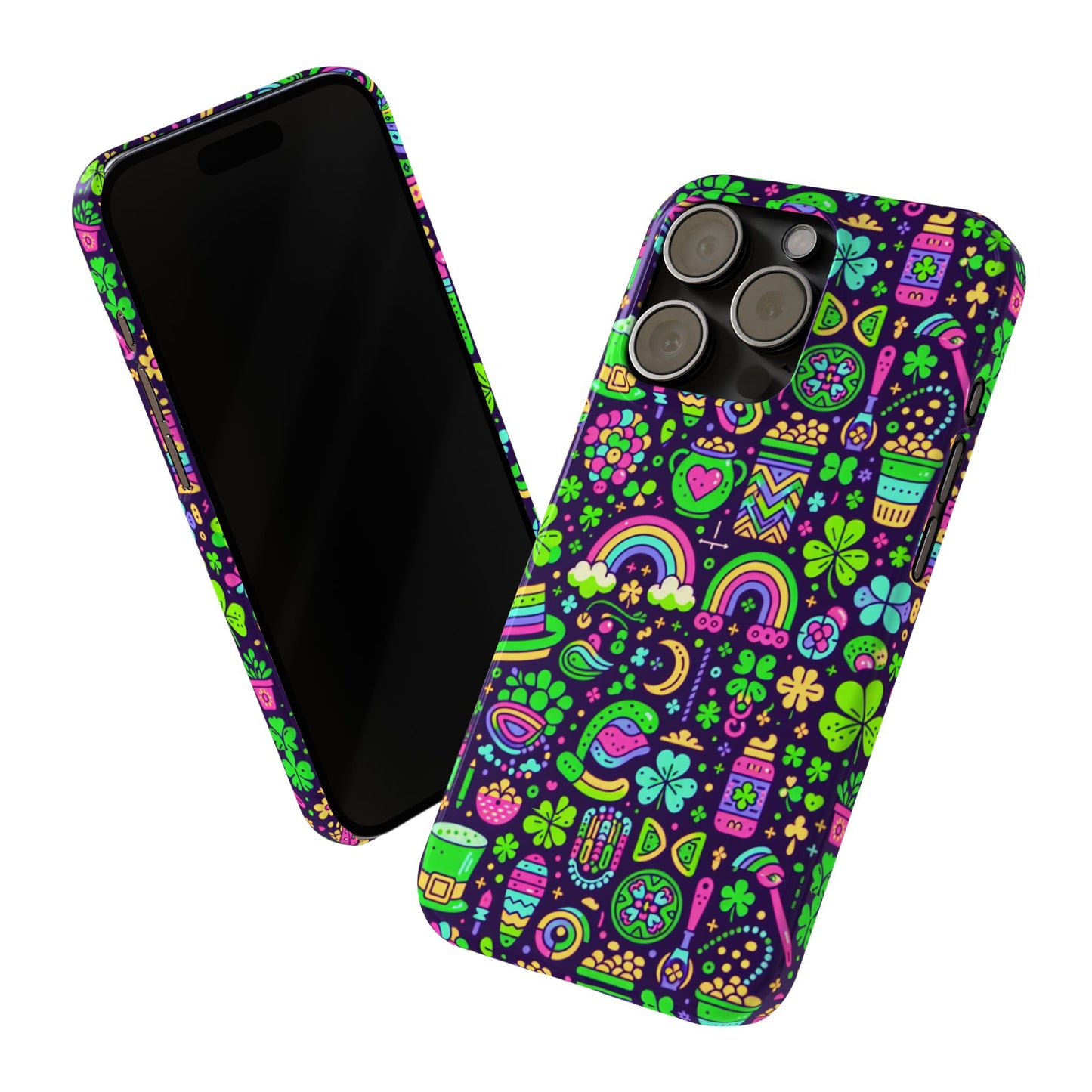 Day-Glo Clover Slim Phone Cases