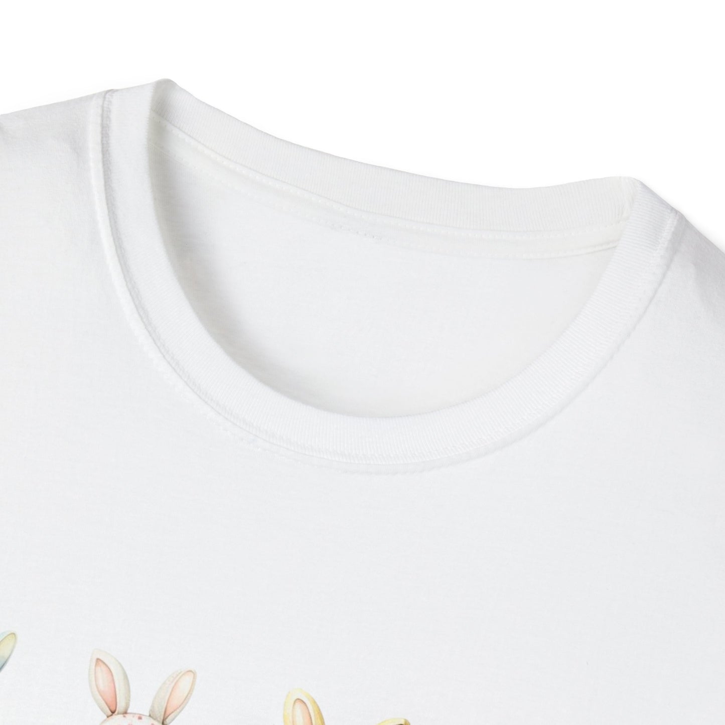 Bunny Picnic Unisex Softstyle T-Shirt for Easter