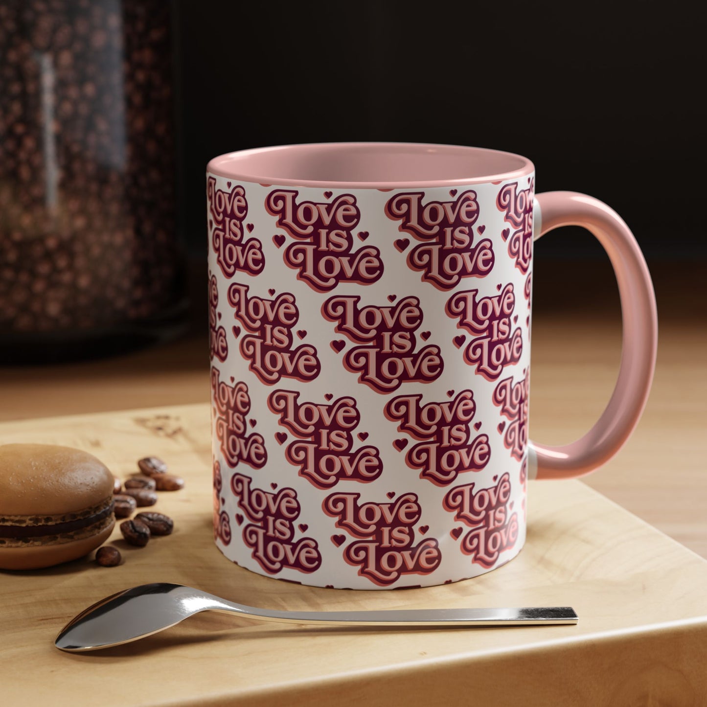 Love is Love Accent Coffee Mug (11 oz)