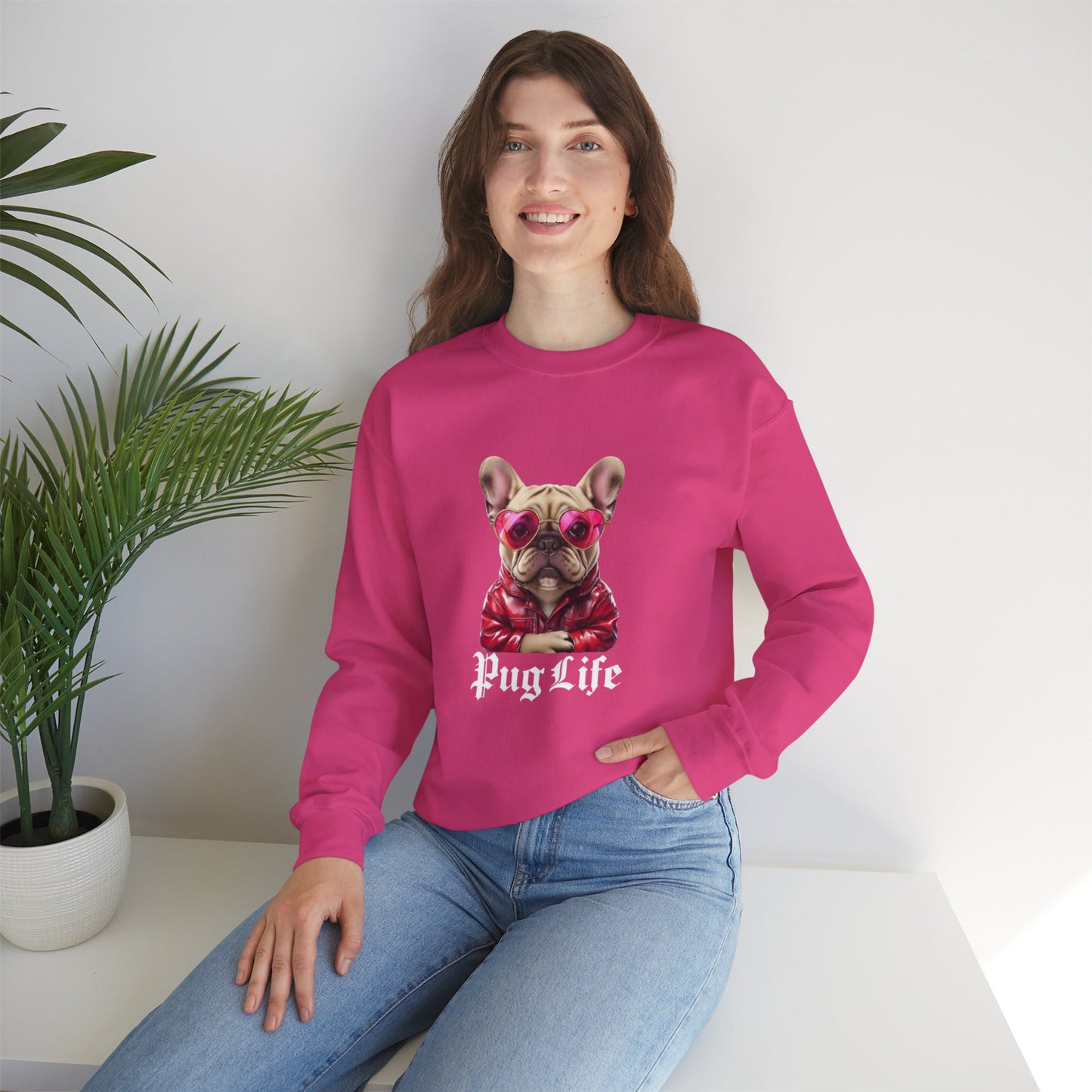 Pug Life Unisex Heavy Blend™ Crewneck Sweatshirt