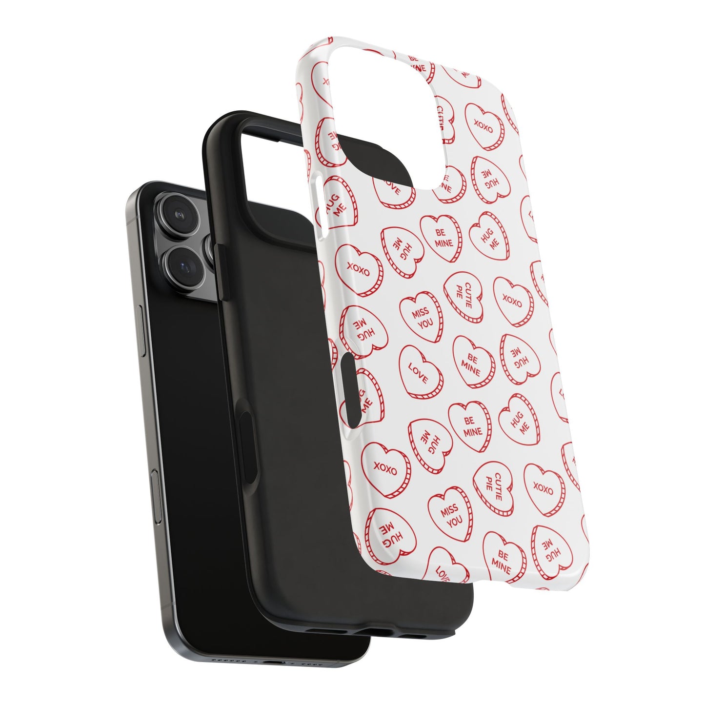 Candy Hearts Tough Phone Cases