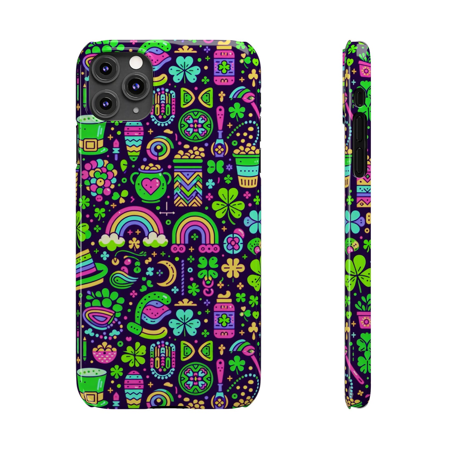 Day-Glo Clover Slim Phone Cases