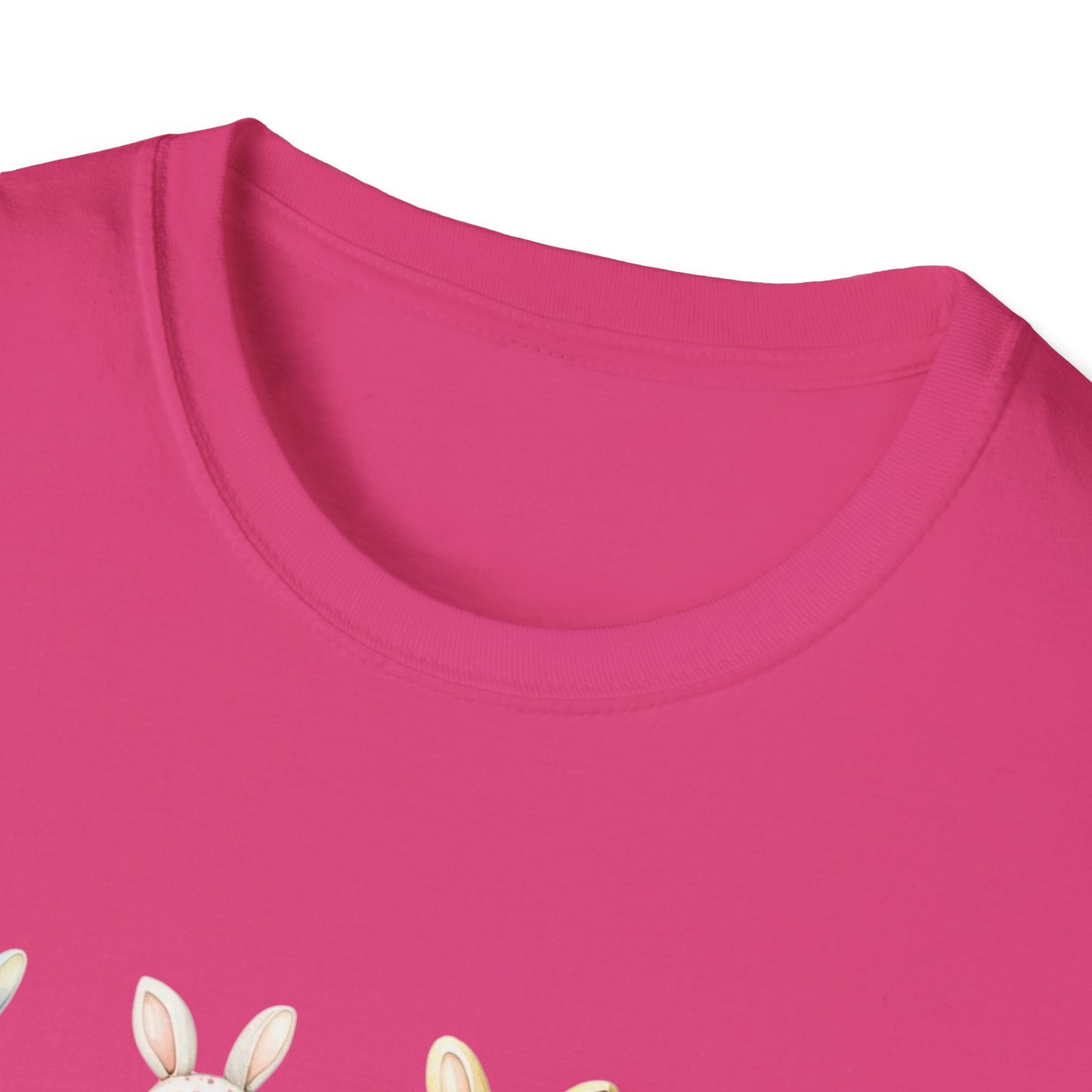 Bunny Picnic Unisex Softstyle T-Shirt for Easter