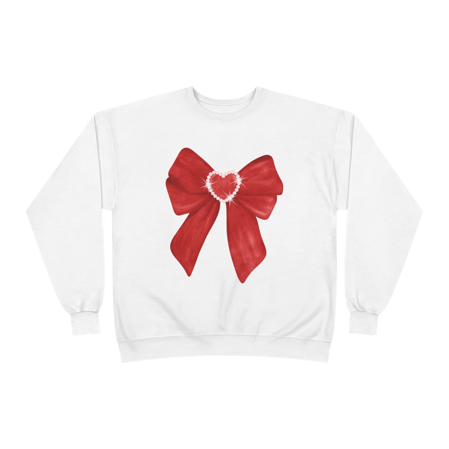 Red Bow Unisex EcoSmart® Crewneck Sweatshirt