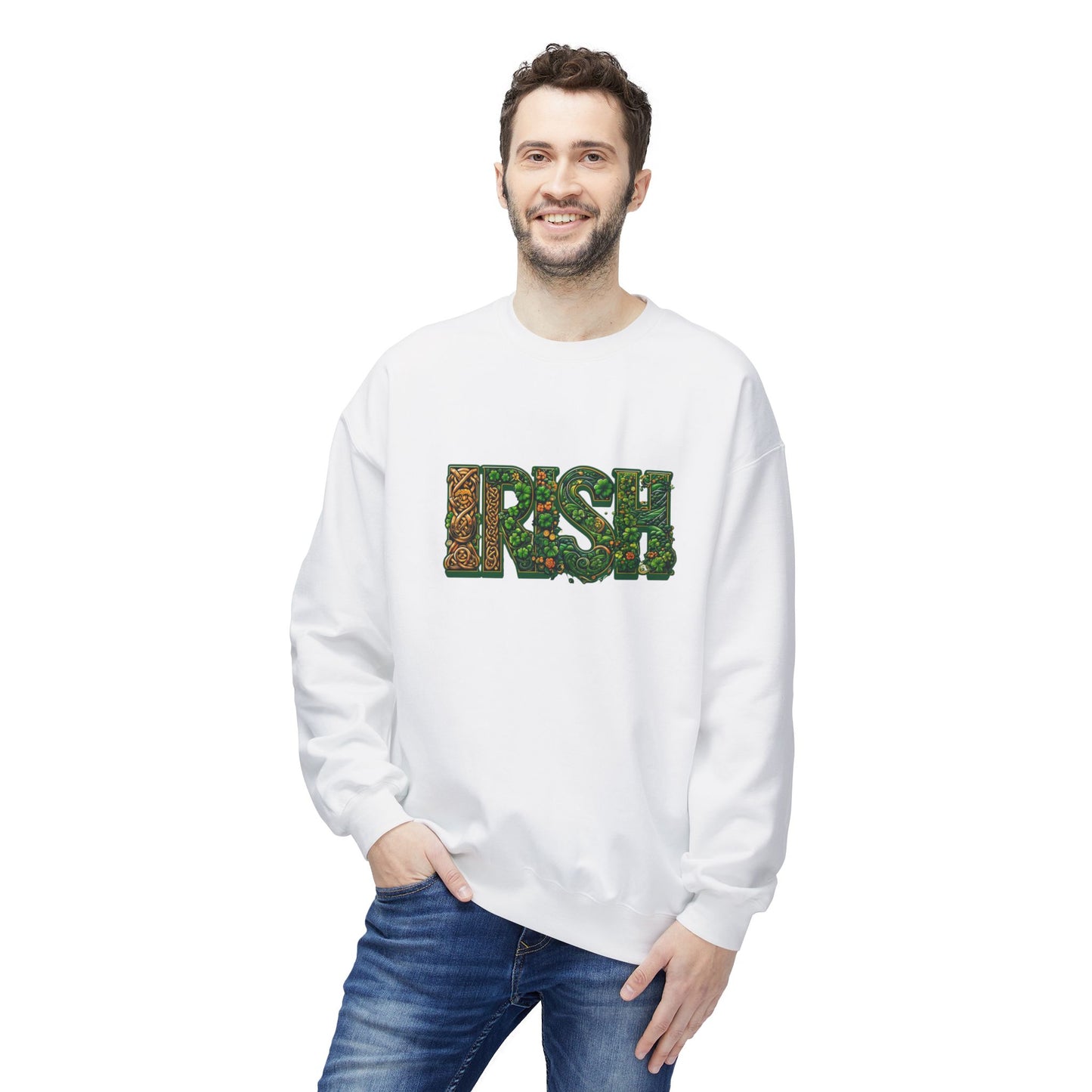 IRISH Unisex Midweight Softstyle Fleece Crewneck Sweatshirt