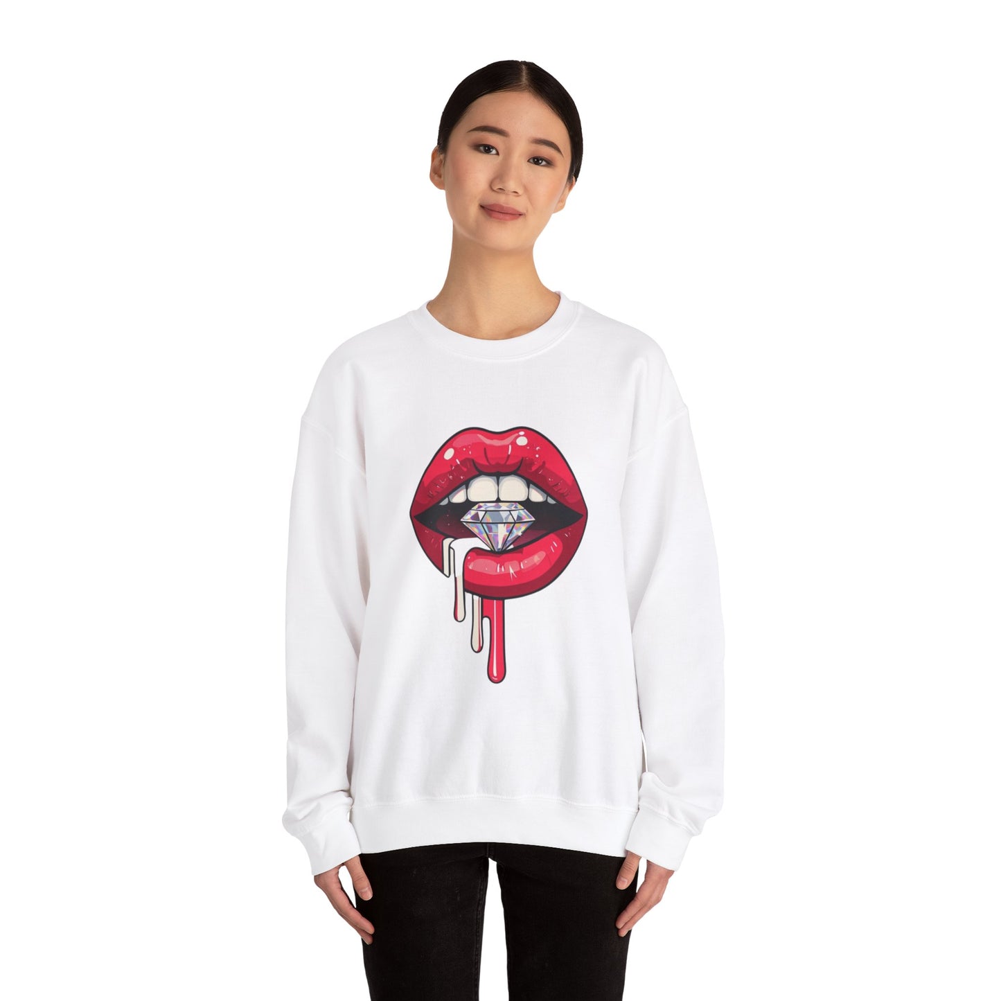 Bite the Diamond Unisex Heavy Blend™ Crewneck Sweatshirt