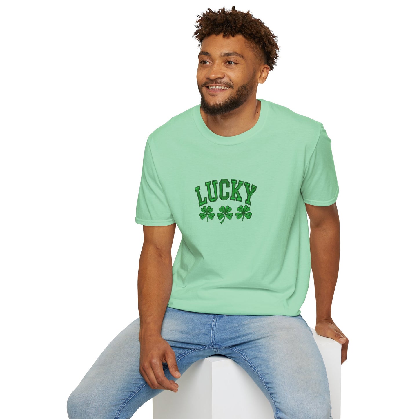 Lucky (print) Unisex Softstyle T-Shirt