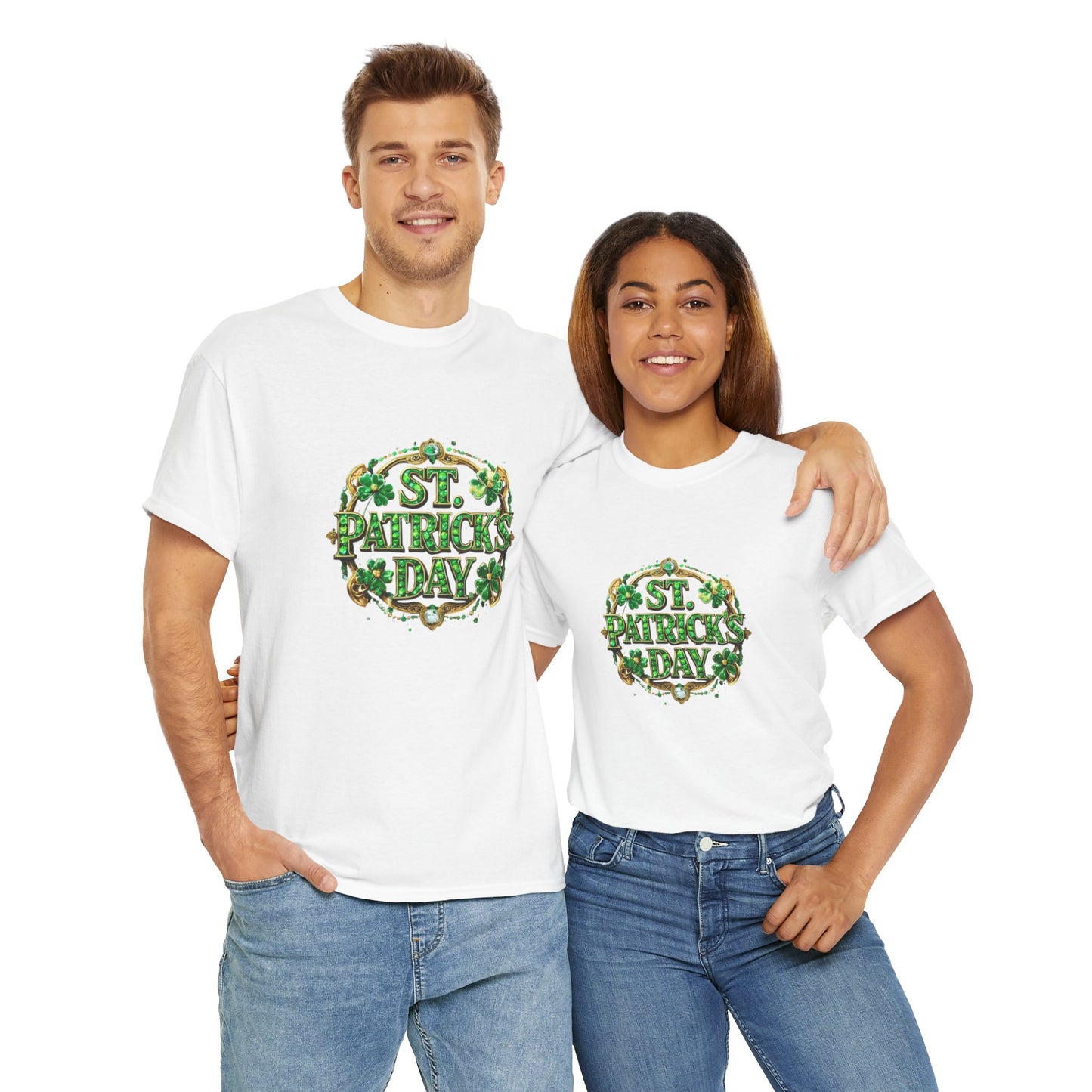 Glitzy Green Unisex Heavy Cotton Tee