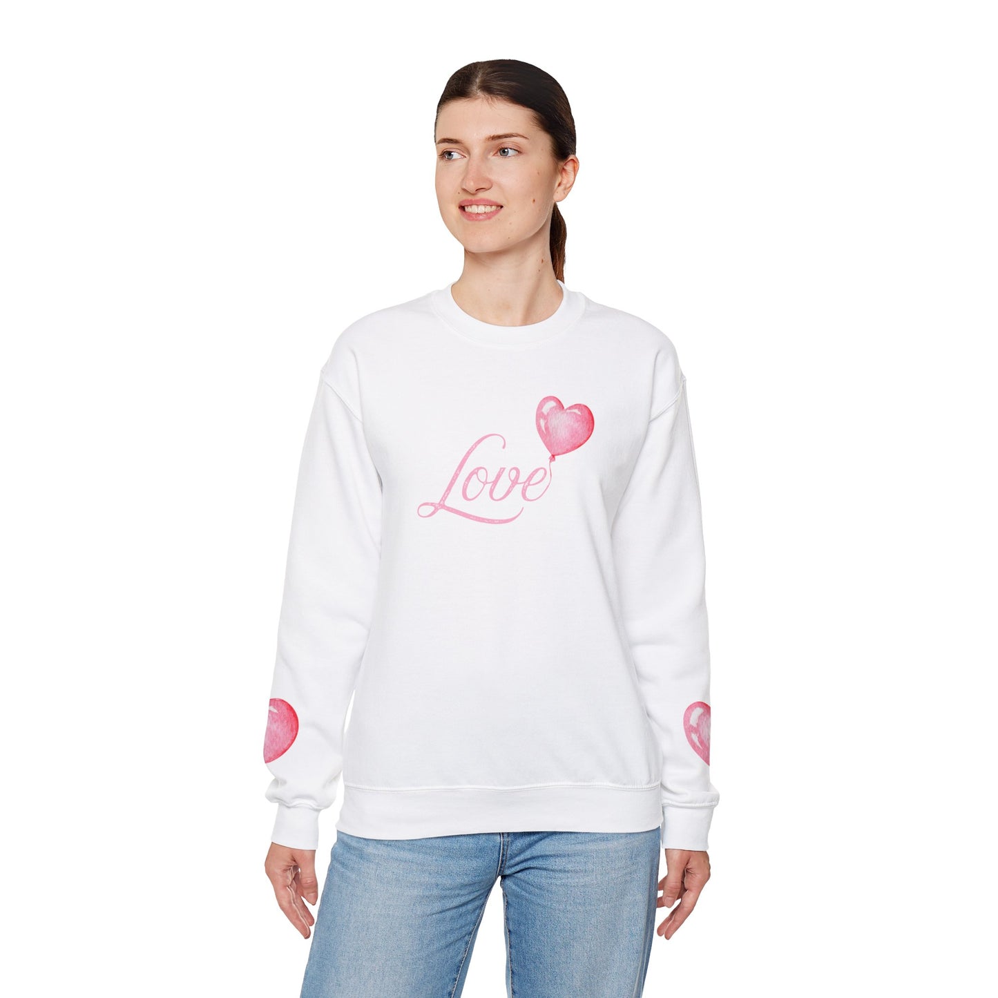 Love Balloon Unisex Heavy Blend™ Crewneck Sweatshirt