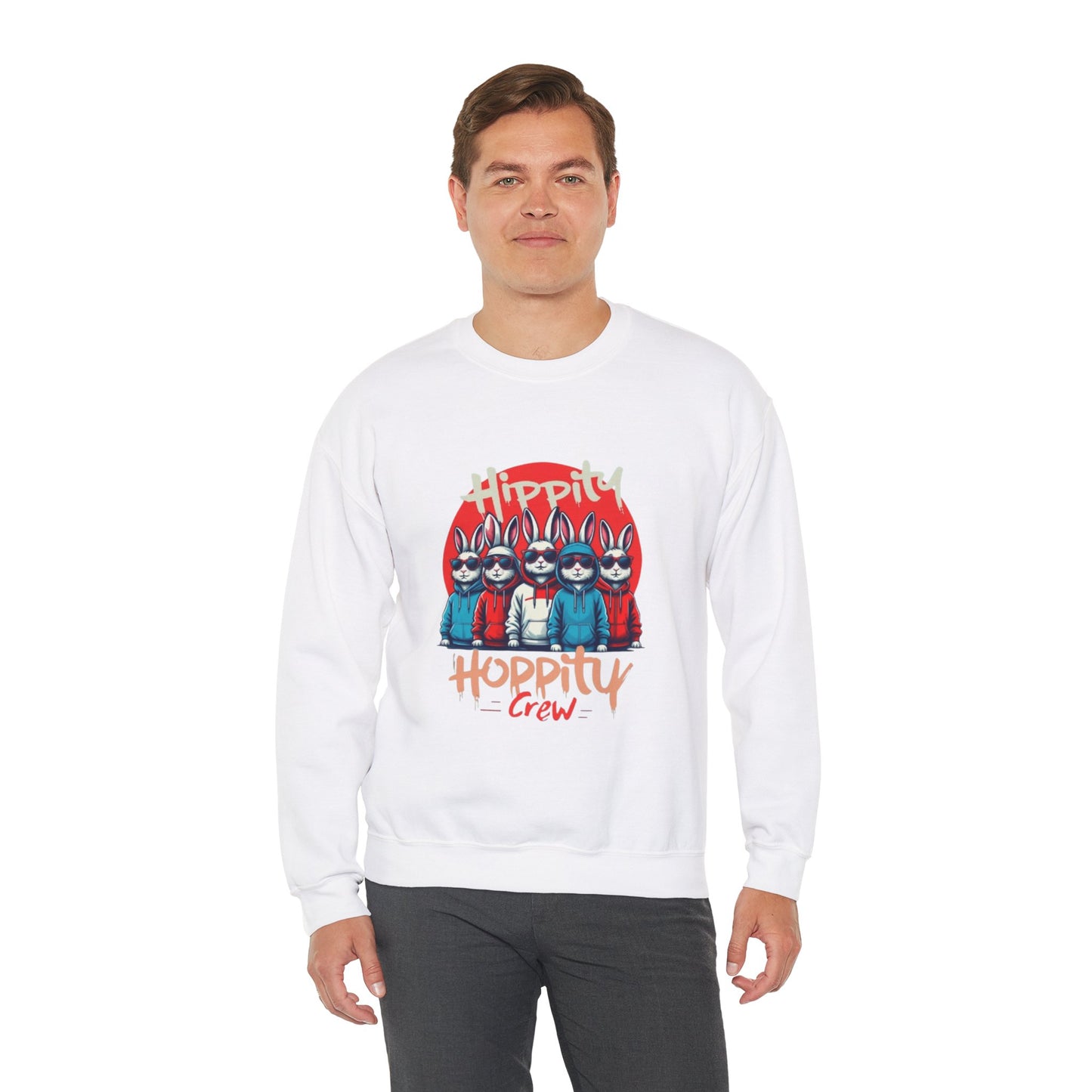 Hippity Hoppity Crew Unisex Heavy Blend™ Crewneck Sweatshirt