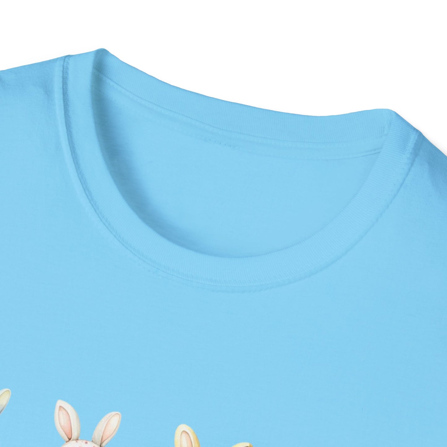 Bunny Picnic Unisex Softstyle T-Shirt for Easter