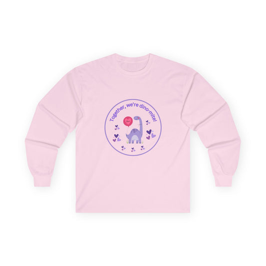 Together, We're Dino-Mite! Unisex Ultra Cotton Long Sleeve Tee