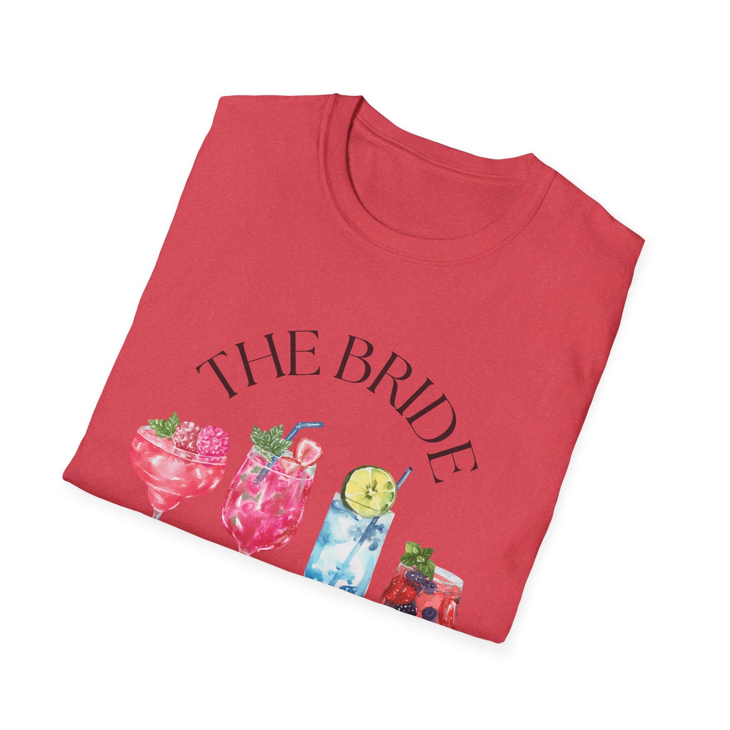 The Bride Est. 2025 Heathered Unisex Softstyle T-Shirt