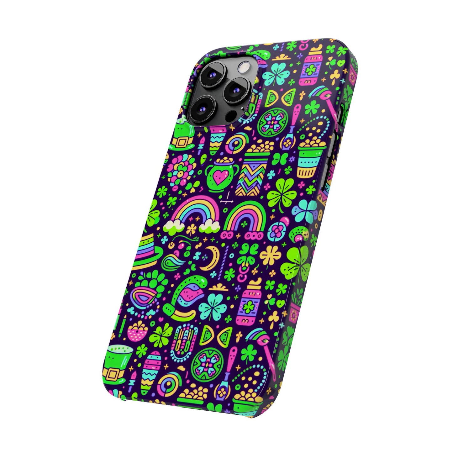 Day-Glo Clover Slim Phone Cases