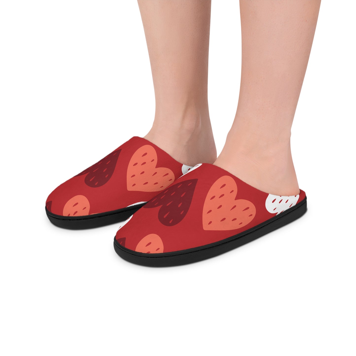 Triple Heart Women's Indoor Slippers