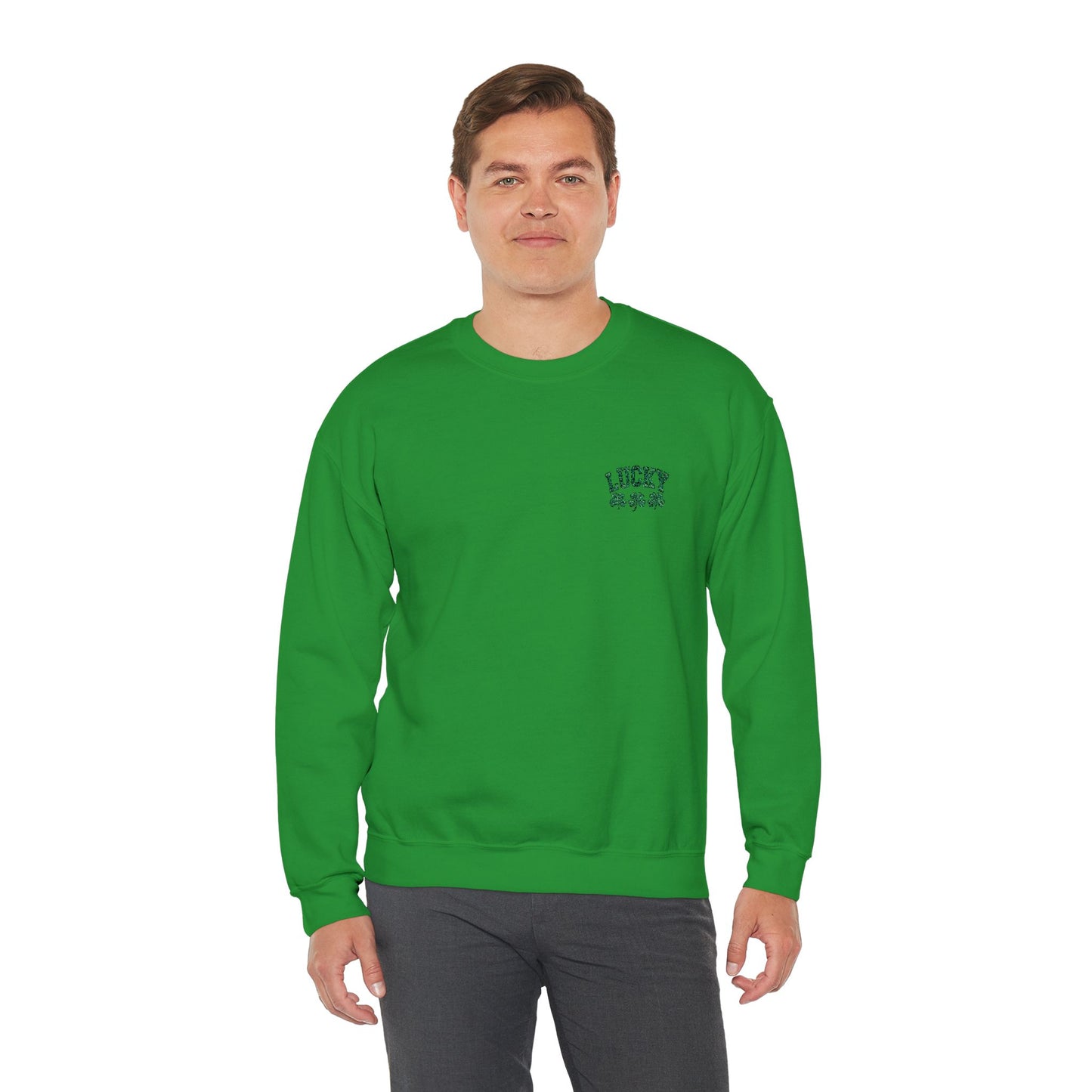 Lucky (embroidered) Unisex Heavy Blend™ Crewneck Sweatshirt