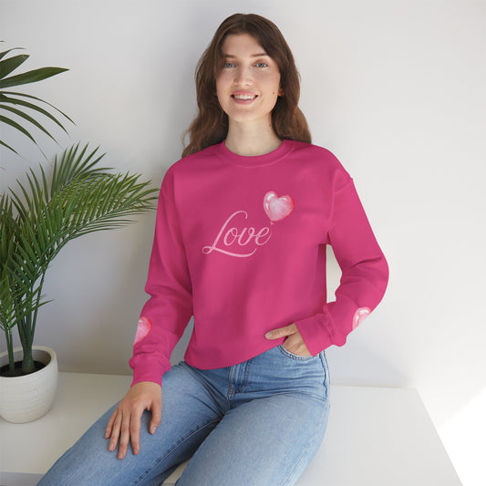 Love Balloon Unisex Heavy Blend™ Crewneck Sweatshirt