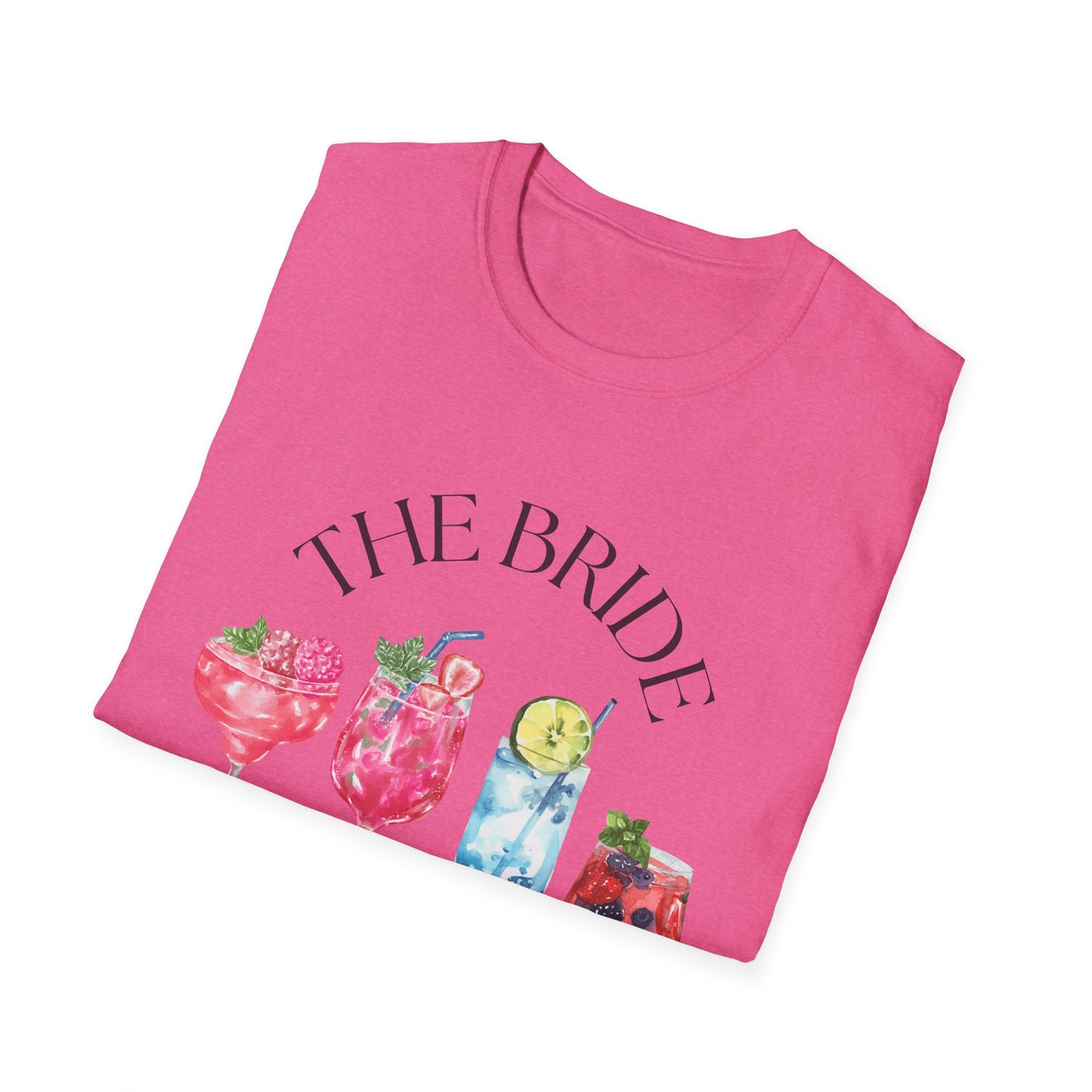 The Bride Est. 2025 Heathered Unisex Softstyle T-Shirt