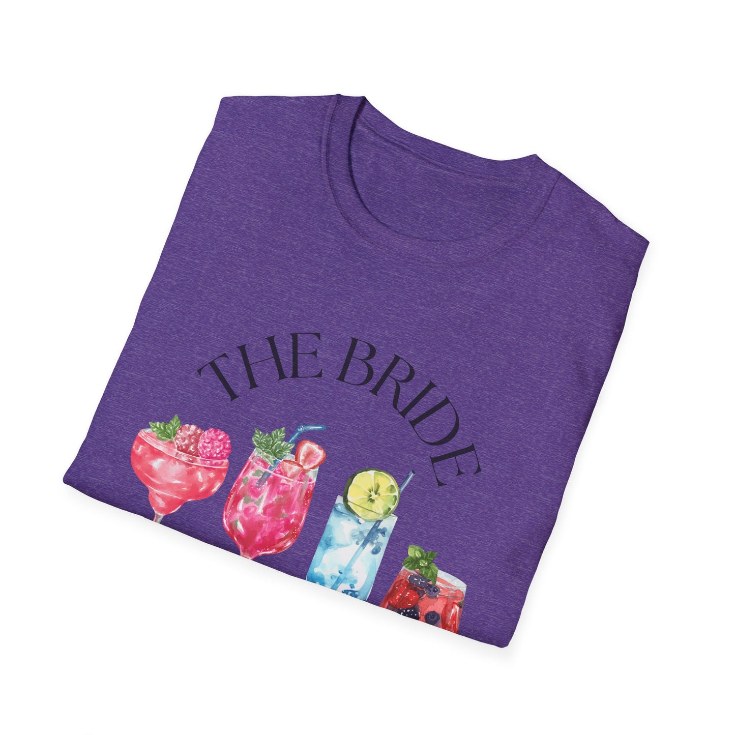 The Bride Est. 2025 Heathered Unisex Softstyle T-Shirt