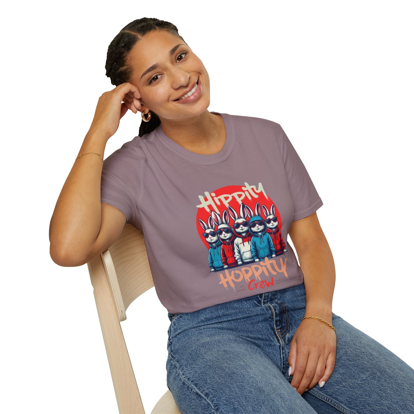 Hippity Hoppity Crew Unisex Softstyle T-Shirt