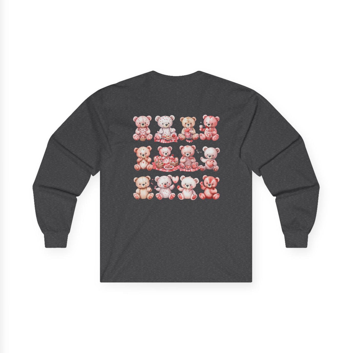 Teddy Bear Picnic (Front & Back Print) Unisex Ultra Cotton Long Sleeve Tee