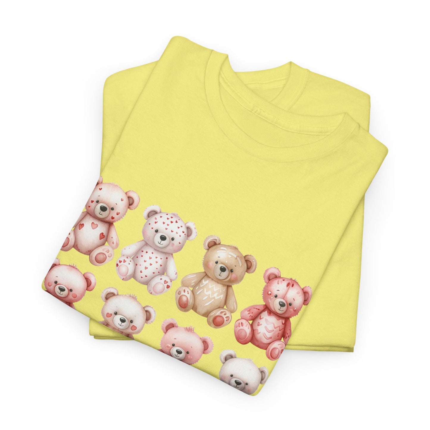 Teddy Bear Party - Valentine's Day Unisex Heavy Cotton Tee