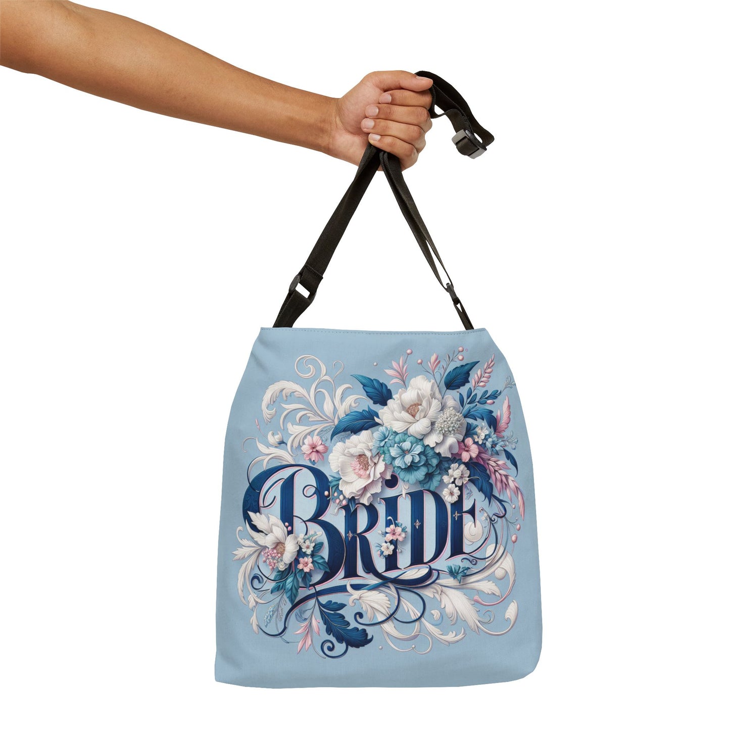 Your Something Blue Adjustable Tote Bag (AOP)