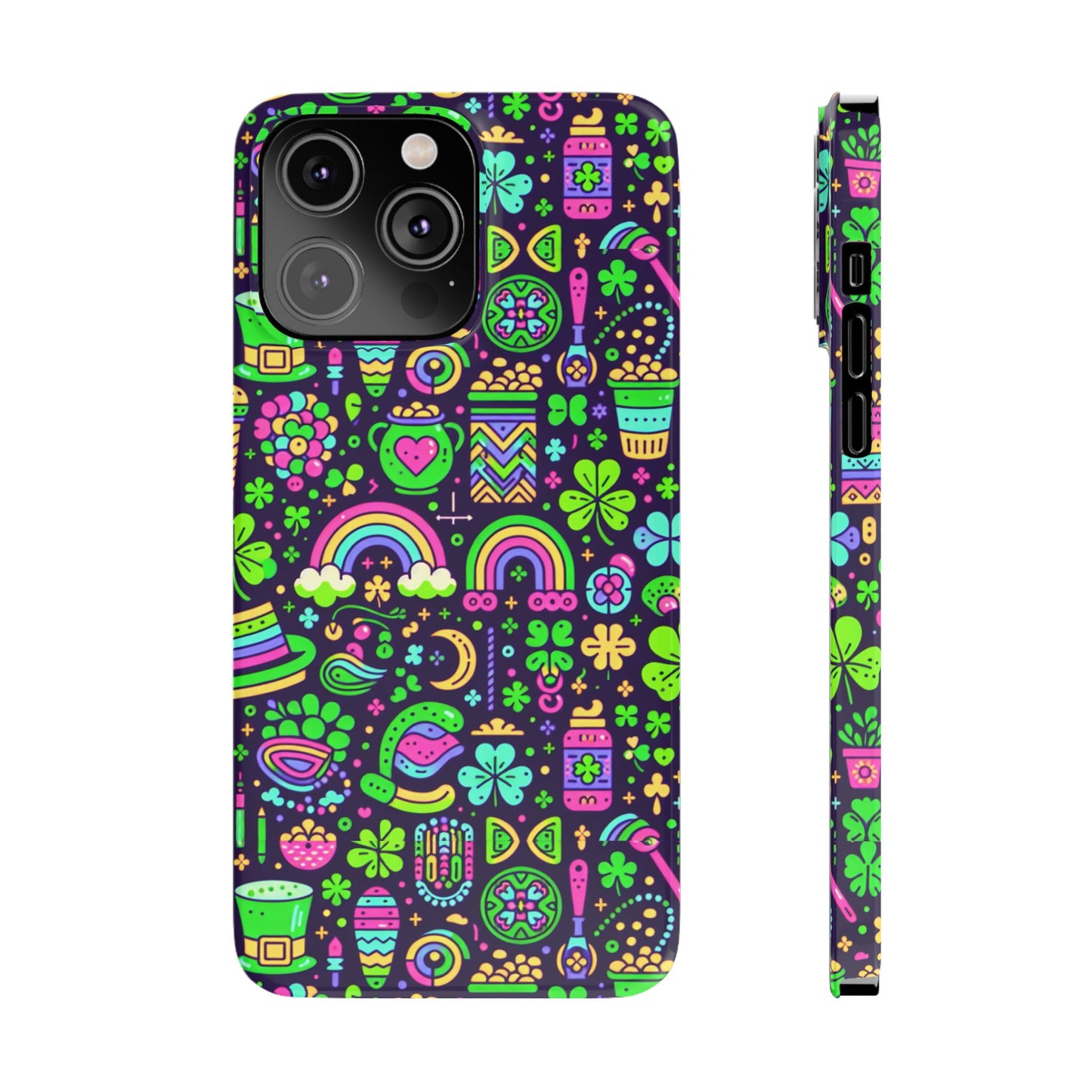 Day-Glo Clover Slim Phone Cases