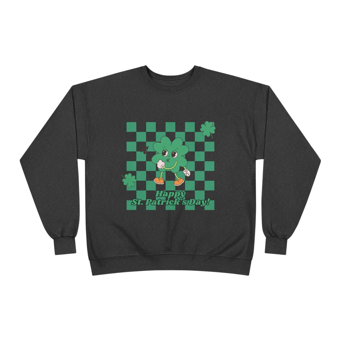 St. Pat's Checkers Unisex EcoSmart® Crewneck Sweatshirt