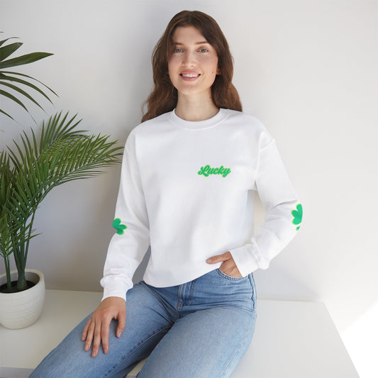 Glowin’ Green Unisex Heavy Blend™ Crewneck Sweatshirt