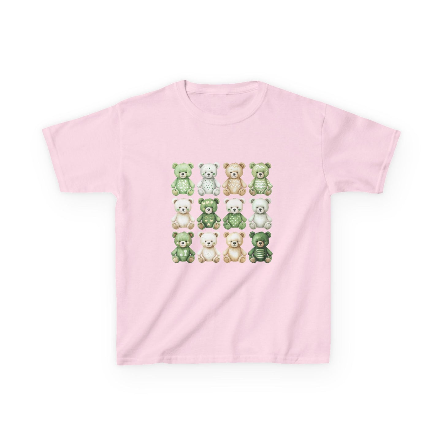 Teddy Bear Party - St. Patrick's Day Kids Heavy Cotton™ Tee