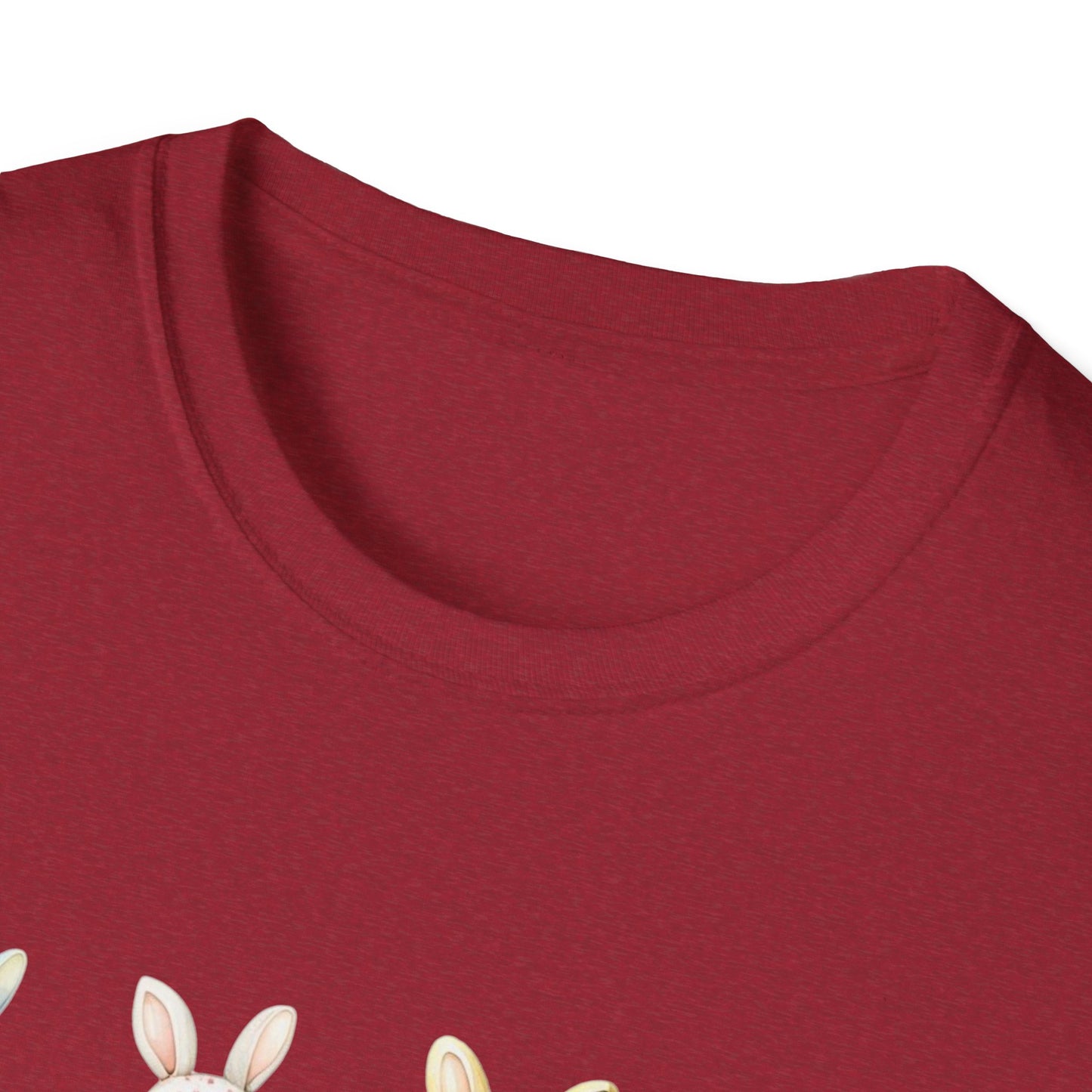 Bunny Picnic Unisex Softstyle T-Shirt for Easter