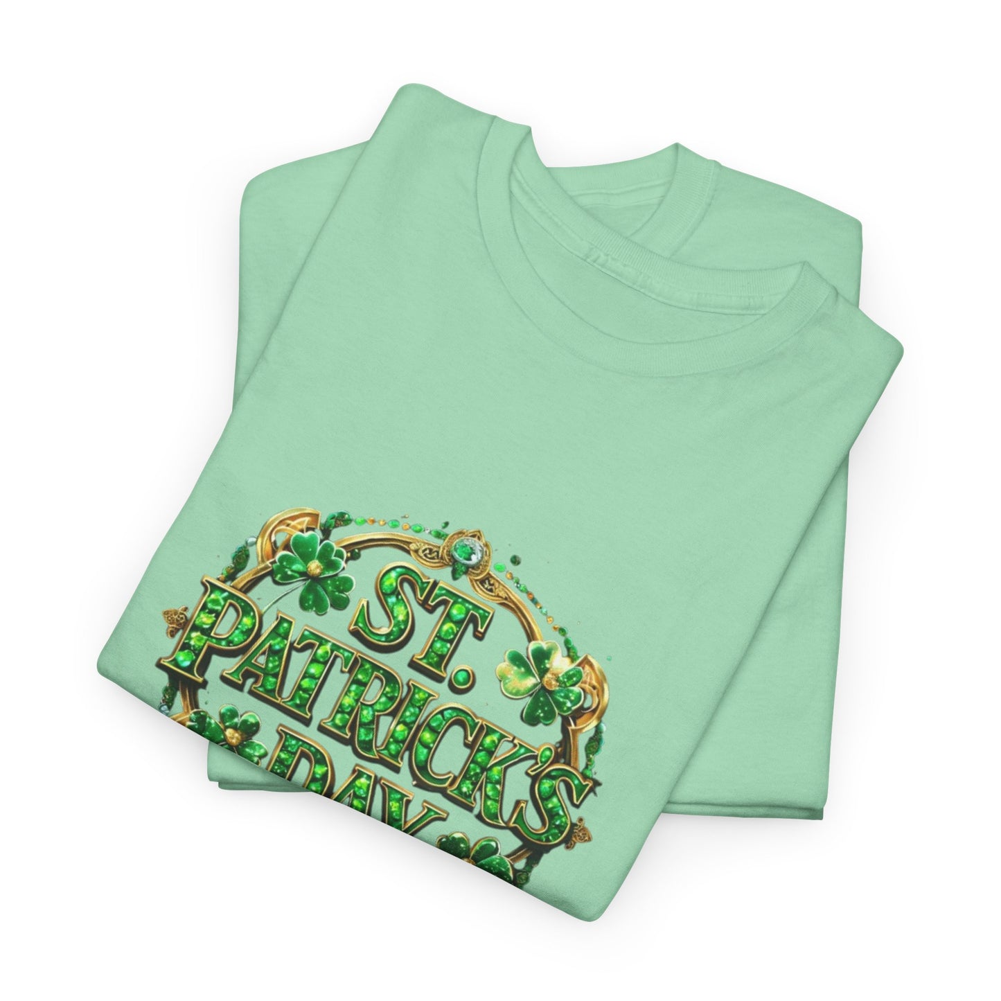 Glitzy Green Unisex Heavy Cotton Tee